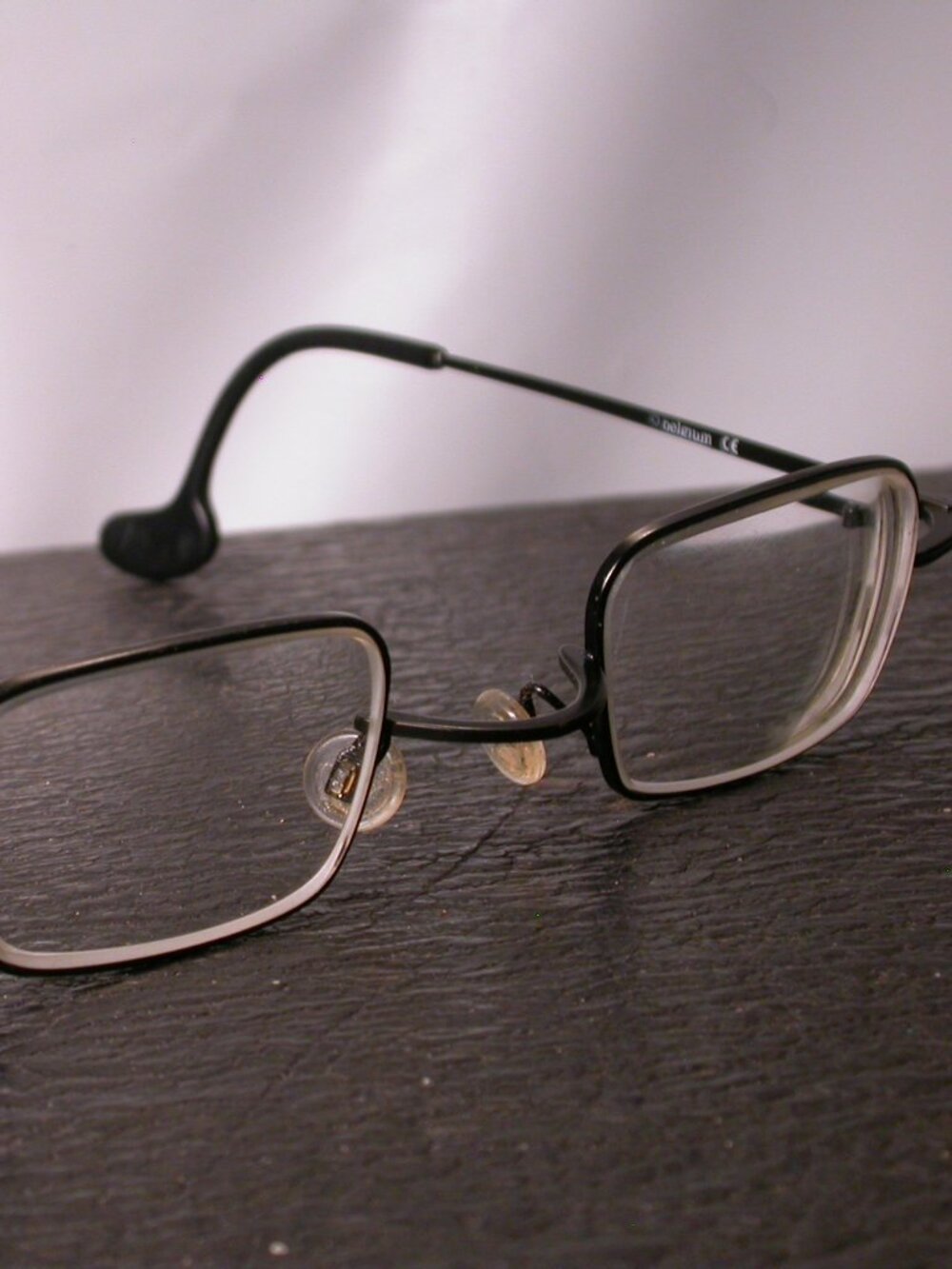 Theo Jet Black Modern Art Eyeglasses Spectacles Frames Made in Belgium